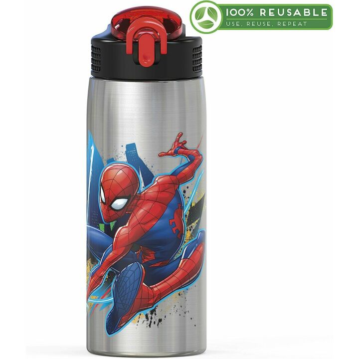 Spider-Man Stainless Steel Water Bottle, 27oz
