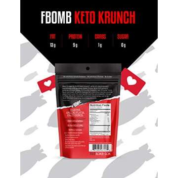 FBOMB Cheese Crisps - 6 Pack of Delicious Keto Snack