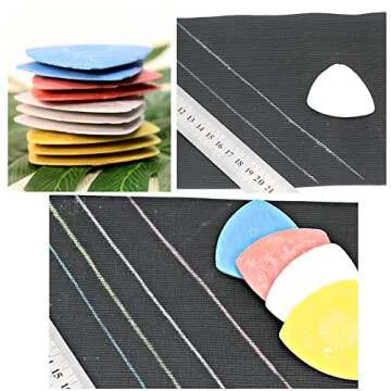 Lohas Select Professional Tailors Chalk Sewing Tailor's Fabric Marker Chalk for Quilting,Sewing Supplies Accessories (10Pcs)