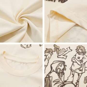 Y2K 90s Vintage Graphic Oversize Shirts Summer Unisex Hipster Printed Casual Tee Streetwear Harajuku Top Tshirt