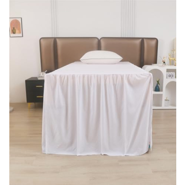 Stylish Dorm Bed Skirt Twin XL - Easy Care Microfiber
