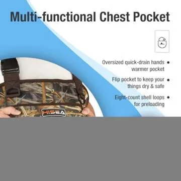 HISEA Hunting Waders with 800G Insulation for Men