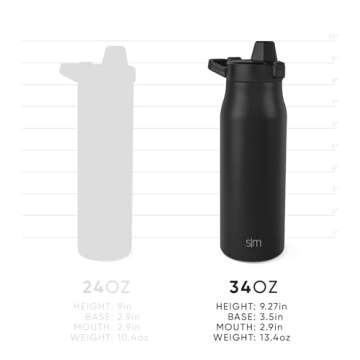 Sleek Simple Modern Filtered Water Bottle for Clean Hydration