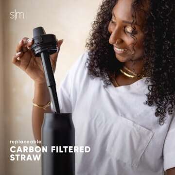 Sleek Simple Modern Filtered Water Bottle for Clean Hydration