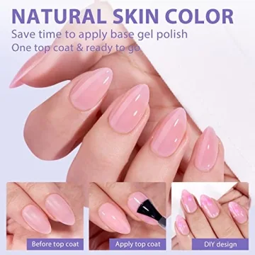BTArtbox XCOATTIPS Natural Nail Tips Soft Gel Press Ons