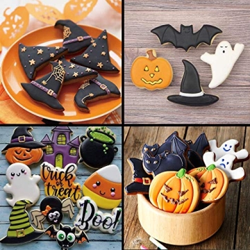 Bonropin Halloween Cookie Cutters Set for Fun Baking