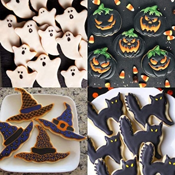 Bonropin Halloween Cookie Cutters Set for Fun Baking