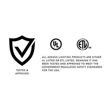 Adesso 6237-02 Oslo Floor Lamp – Corrosion Resistant, Scratch Proof, White Matte Finish Lighting Equipment with Metal Body. Tools & Home Improvement,Matte White