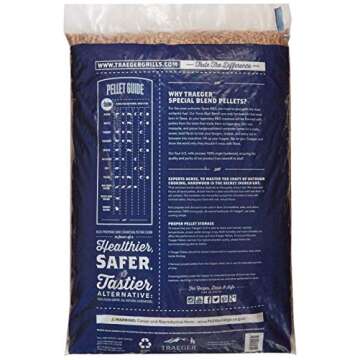 Traeger Grills PEL328 Texas Beef Blend Hardwood Pellets - Perfect for Grilling, Smoking, and More!