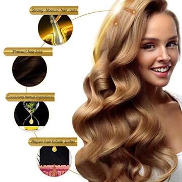 Ginger Hair Care Shampoo for Hair Growth, Anti-Hair Loss - Promotes Thicker, Fuller and Faster Growi...