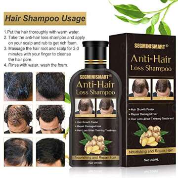 Ginger Hair Care Shampoo for Faster Hair Growth
