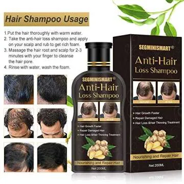 Ginger Hair Care Shampoo for Faster Hair Growth
