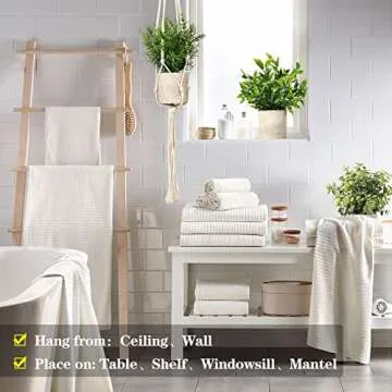 Artificial Plants 3 Pack Mini Hanging Greenery Decor