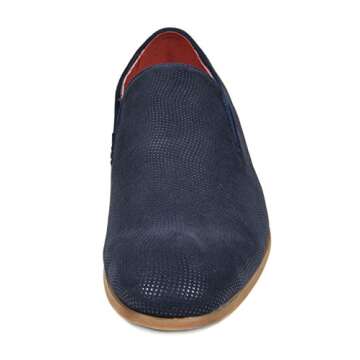 Bruno Marc Men's Brown Fashion Casual Slip-On Dress Loafer Constiano-8 Navy Size 6.5 M US