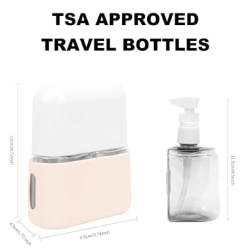 Skycase Travel Bottles Leak Proof TSA Approved Toiletries