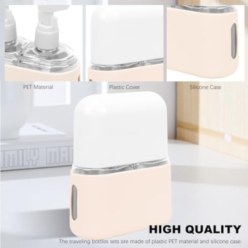 Skycase Travel Bottles Leak Proof TSA Approved Toiletries