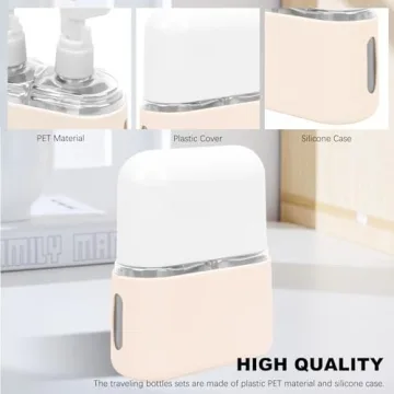 Skycase Travel Bottles Leak Proof TSA Approved Toiletries