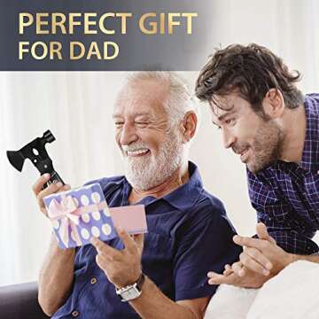 Men Women Gifts Multitool Hatchet Camping Essentials Survival Multi Tool 14-in-1 Fathers Day Brithda...