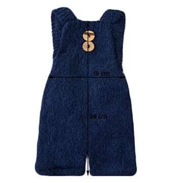 Zeroest Baby Photo Props Soft Knit Mohair Outfits