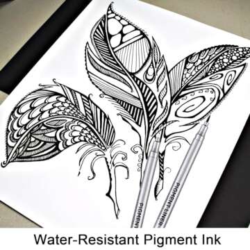 Dyvicl Micro-Pen Fineliners Set for Artists - 9 Pack