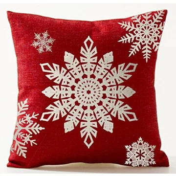 Festive Andreannie Throw Pillow Covers - Christmas Decor