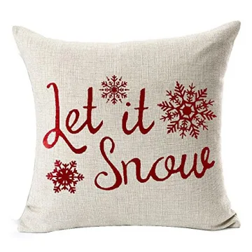 Festive Andreannie Throw Pillow Covers - Christmas Decor