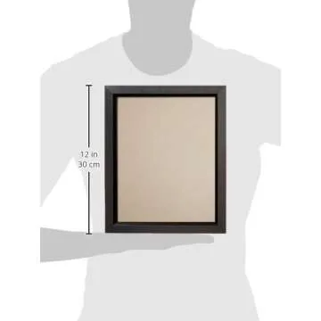 Craig Frames Black Wood Picture Frame 8.5x11 inch
