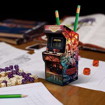 Genuine Fred Stranger Things Arcade Desk Caddy - Fun & Functional