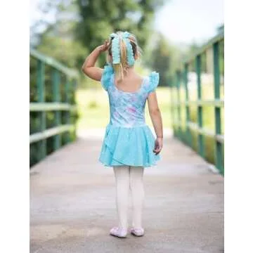 Stylish Arshiner Girls Ruffle Sleeve Ballet Dress