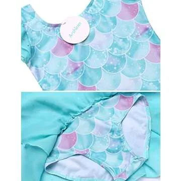 Stylish Arshiner Girls Ruffle Sleeve Ballet Dress