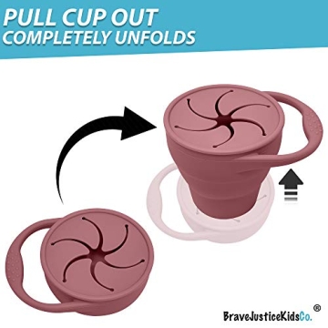 BraveJusticeKidsCo Snack Attack Cup for Toddlers