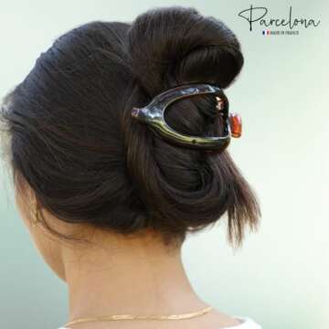 Stylish Parcelona French Hair Clip for Quick Styling