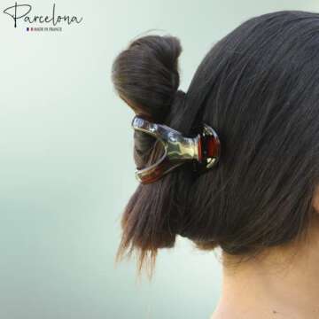 Stylish Parcelona French Hair Clip for Quick Styling