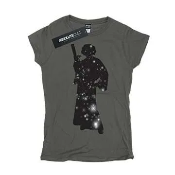 STAR WARS Women's Princess Leia Stars T-Shirt for Comfort
