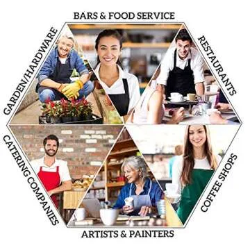 Duduho Cute Dogs Pets Apron with 2 Pockets Cooking Kitchen Bib Aprons for Women Men Unisex Adjustable Waterproof Stain Resistant