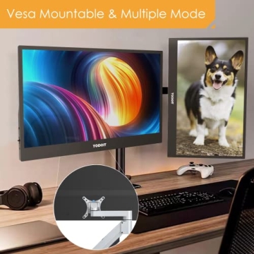Yodoit Portable Laptop Monitor - Enhance Productivity