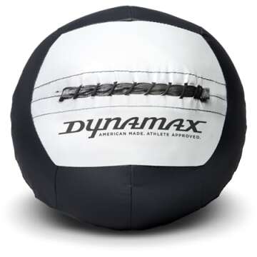 Dynamax 10lb Soft-Shell Medicine Ball Standard Black/Grey