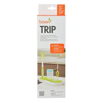 Boon Trip Portable Baby Bottle Drying Rack and Cleaner Kit