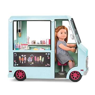 Our Generation Dolls Sweet Stop Ice Cream Truck for Dolls, 18"