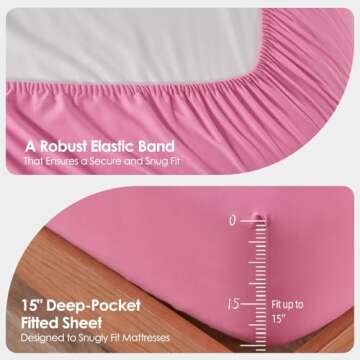 Cibhlea Queen Sheet Set - Soft, Breathable Microfiber