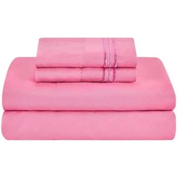 Cibhlea Queen Sheet Set - Soft, Breathable Microfiber