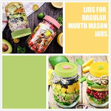 Tapas para Tarros Mason con Pajitas y Cepillo de Limpieza