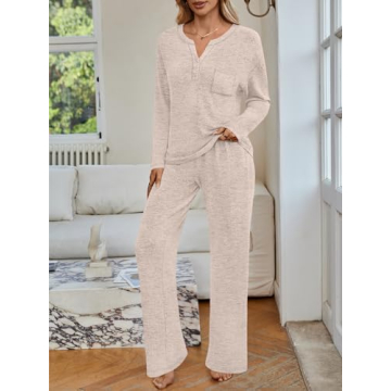 LILLUSORY Women's 2 Piece Lounge Sets for Cozy 2025 Fashion