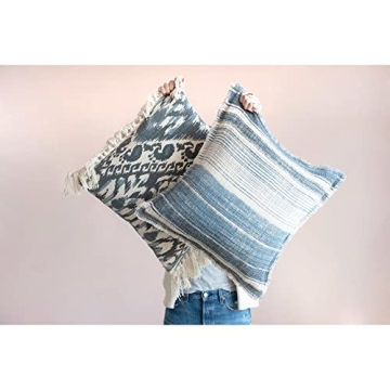 Stylish Coastal Ikat Pattern Pillow for Home Decor