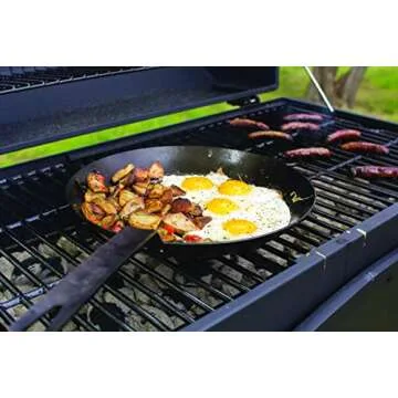 Lodge Carbon Steel Skillet - Durable & Versatile Cooking Tool
