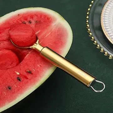 Berglander Gold Ice Cream Scoop - Durable & Elegant