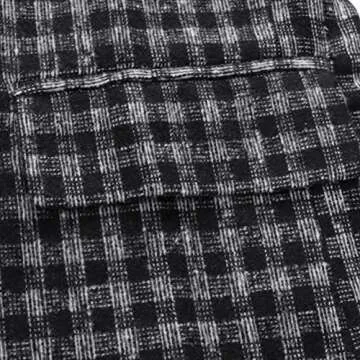 YFFUSHI Mens Floral Dress Suit Double Breasted Stripes/Plaids Stylish Casual Blazer Jacket