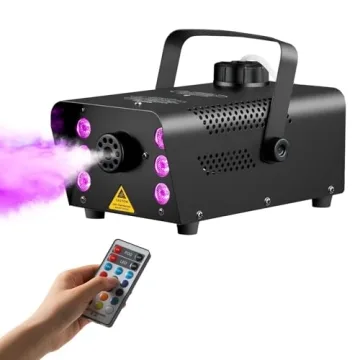 Sunolga Wireless Fog Machine - 500W 6 LED Lights