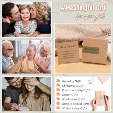 Beaded Bracelets Gifts for Teen Girls Kids Easter Basket Stuffers Teens Teenage Trendy Stuff Purple Jewelry Girls 8 12 14 16 6 10 13 15 Year Old Birthday Granddaughter Daughter Niece Stocking