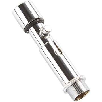 On-Stage QK-2C Chrome Quick-Release Microphone Adapter